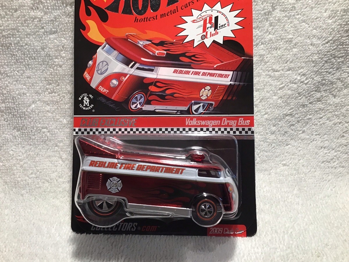 Hot Wheels Red Line Club 2008 Volkswagen Drag Bus (Red w