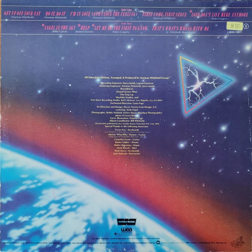 Vinyle 33t Rose Royce - Strikes Again! (1978 - Warner Bros) - Photo 2/4