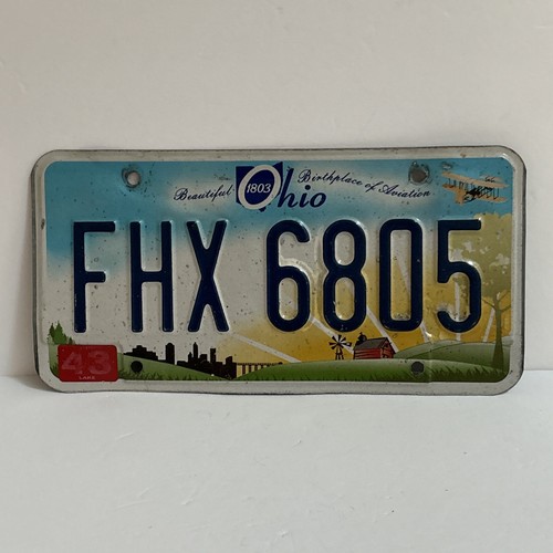 Vintage Ohio License Plate Car Auto Man Cave Wall Art Craft Transportation - Picture 3 of 5