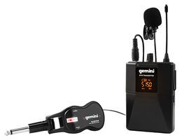 Gemini GMU-HSL100 UHF kabelloses Headset & Lavalier Mikrofonsystem