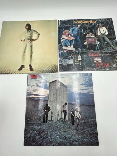 The Who Vinyl Lot Who Are You, Who Came First & Who's Next