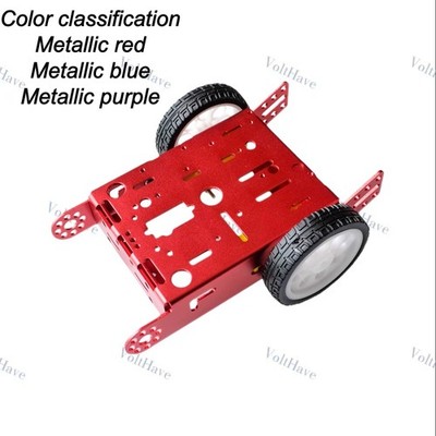 Aluminum Alloy/ Robots/Chassis/Alloy Chassis for 2-wheel Car DIY New Model A30