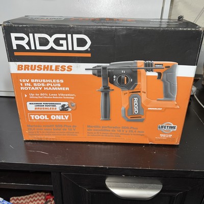 RIDGID 18V Brushless Cordless SDS-Plus Rotary Hammer (Tool Only)  648846086538|