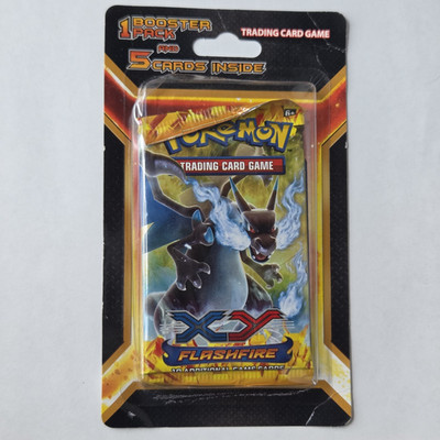 Pokémon TCG XY FLASHFIRE Blister w/Booster Pack + 5 Bonus Cards - FACTORY SEALED