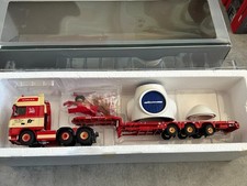 WSI 1:50 Torben Rafn DAF XF 105 + 3 axle low loader + Vestas turbine