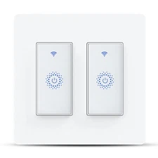 Nexete Smart Wi-Fi Wall Light Switch Compatible with Alexa Google Assistant... 