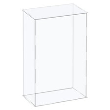 Acrylic Display Case Plastic Box Cube Storage Box Clear 16x11x41cm
