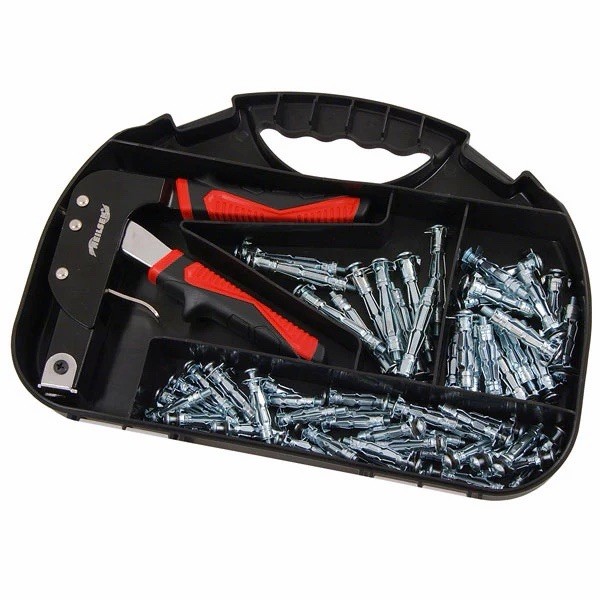 61pc Hollow Expansion Bolt Screw Tool Set For Brick, Cement, Wood Etc Fixing Kit