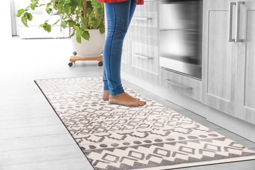 Rugshop Kitchen Mats Distressed Bohemian Anti-Fatigue Standing Mat Bathroom Rugs - Picture 10 of 10