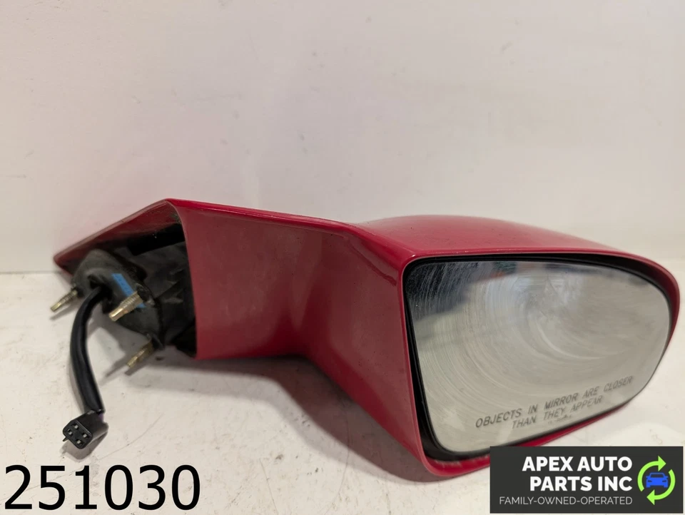 Espelho de visão lateral direito Pontiac Firebird 3,8L vermelho metálico fabricante de equipamento original 2000 - Imagem 2 de 4