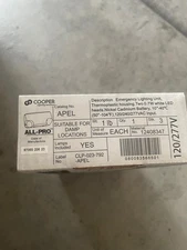NEW COOPER ALL-PRO EMERGENCY LIGHTING UNIT 120/277V CLP-023-792-APEL