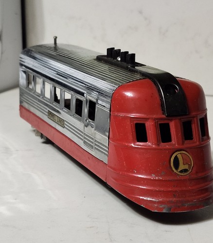 Lionel Lines Prewar Red Chrome Streamliner Train Set - Picture 8 of 24