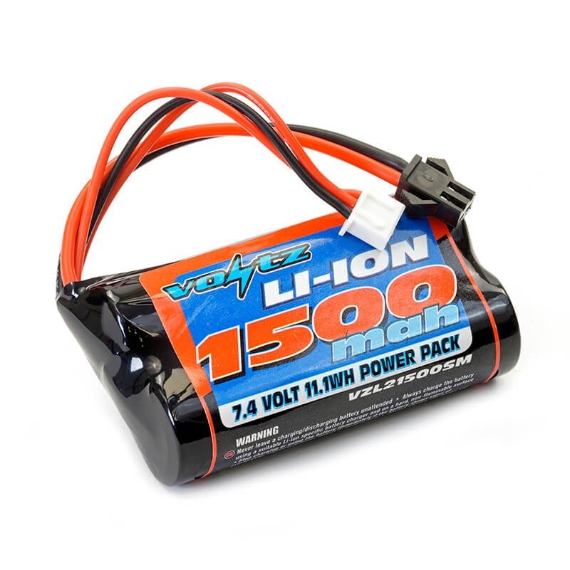 Voltz LiIon 7.4V 1500MAH Battery with SM2.5 Connector