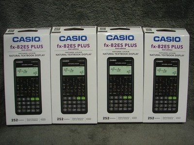 4Pc NEW Casio FX-82ES Plus 2nd Edit Scientific Calculator V.P.A.M. 252 Functions