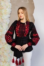 Woman Vyshyvanka Ukrainian embroidery embroidered blouse Linnen S M L XL XXL