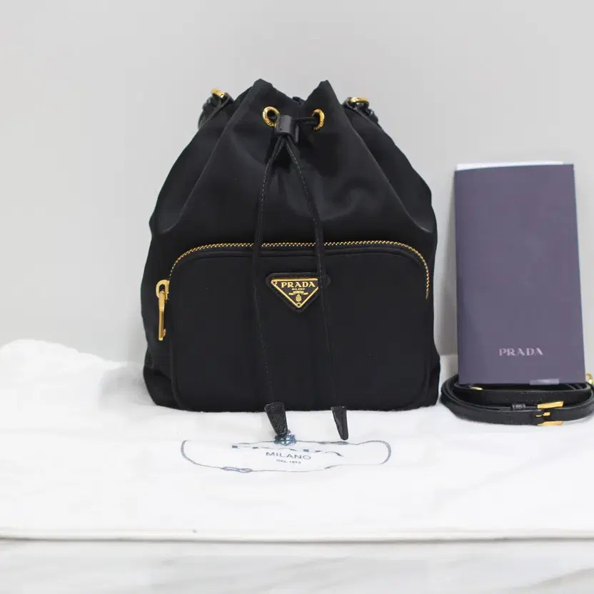 Prada Saffiano Leather Shoulder Bag with Dust Bag & Extra Strap thumbnail 3