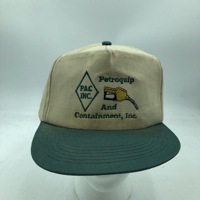 Hook And Loop trucker hat baseball cap Vintage Petroquip And Containment Inc