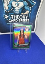 2025 Panini Prizm WNBA - Rookie Variation Georgia Amoore #140 Green Prizm (RC)