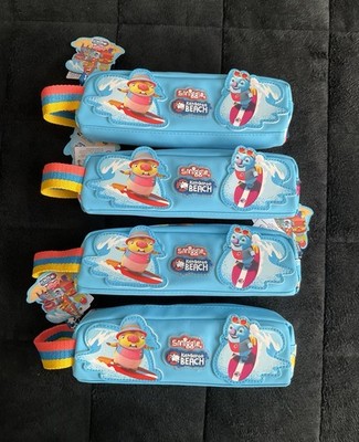 4 x Smiggle Känguru Strand Federmäppchen Brandneu