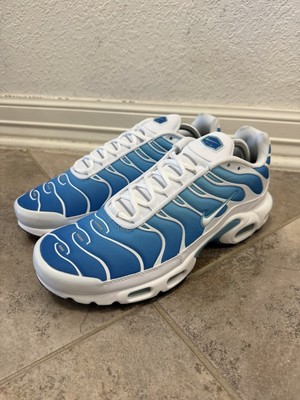 NEW DS Nike Air Max Plus Battle Athletic Shoe Sky Blue 852630-411 Men's Size 9.5