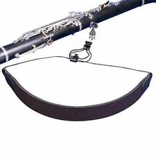 Neotech Adjustable Padded Neoprene Clarinet Strap, Black