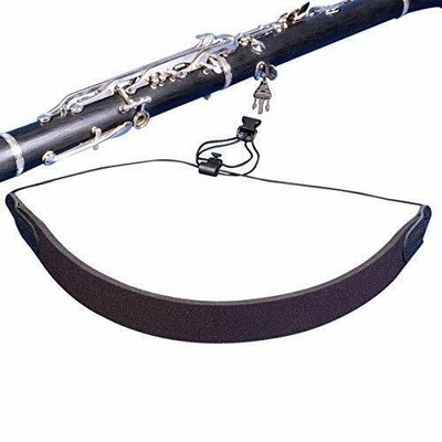 Neotech Adjustable Padded Neoprene Clarinet Strap, Black