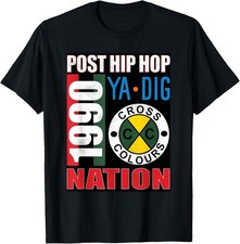 Post Hip Hop Nation Retro Graphic 1990's Urban Vintage T-Shirt