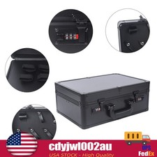 Large Barber Tool Storage Portable Travel Carry Case/Hairdresser's Bag Box USA