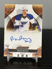 Brad Boyes 2024-25 Upper Deck Engrained Icons Autographs Ebony #CABU