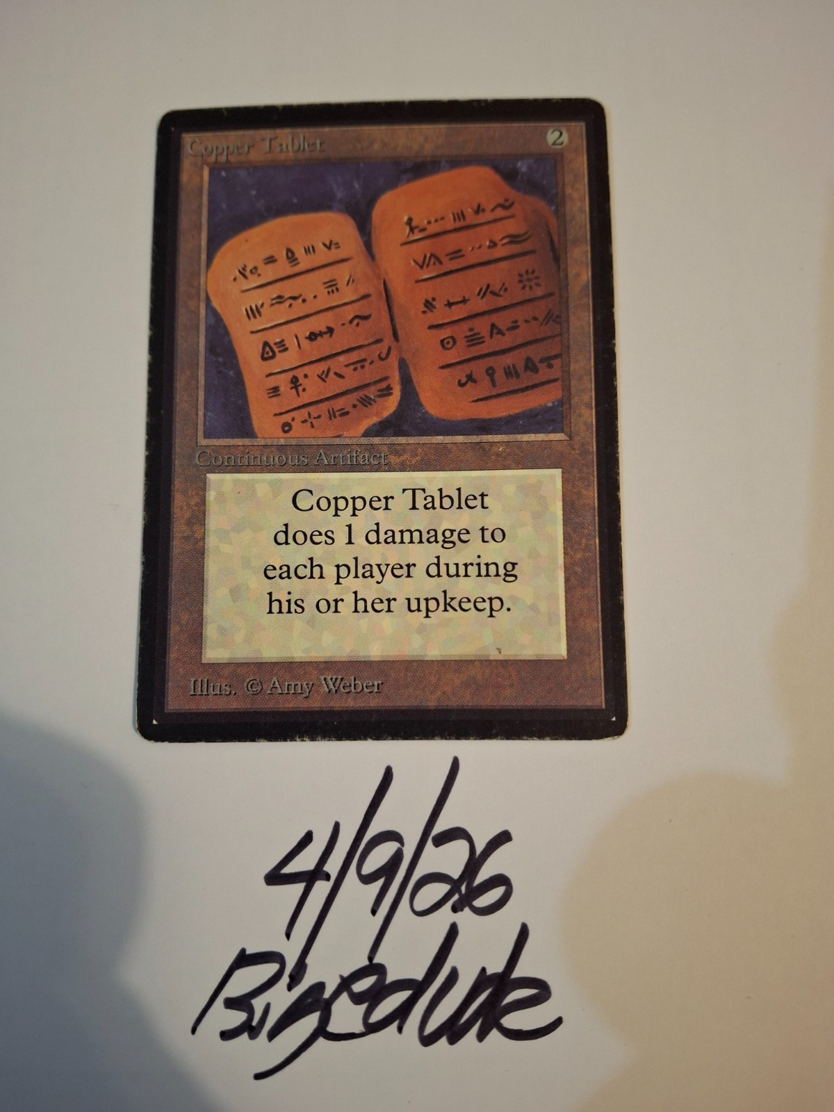 MTG Beta Copper Tablet - bigedude