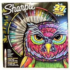 Sharpie Set 27 Permanent Markers Multi Colors 16 Fine  11 Ultra Points New
