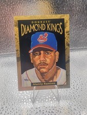 1996 Donruss Diamond Kings 5958/10,000 #3 MANNY RAMIREZ - Indians