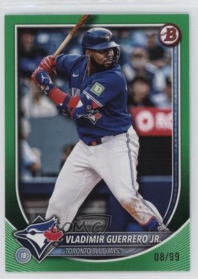 2025 Bowman Green 8/99 Vladimir Guerrero Jr #27 1bk5