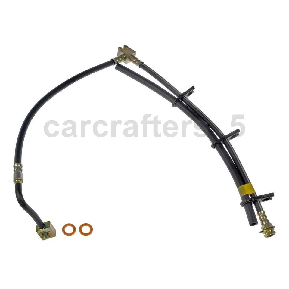 2 mangueras hidráulicas de freno trasero para Ford E-150 Club Wagon 2004 2005 4,6 L Foto 2 de 4