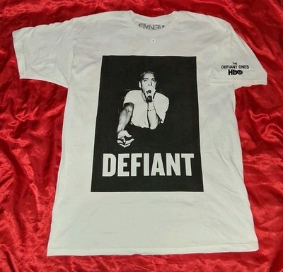New 2017 HBO Defiant Ones Eminem Promo Shirt Vintage Detroit Rap Movie Tee Stan