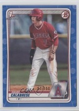 2020 Bowman Draft Blue Border 57/150 David Calabrese #BD-103 4a7