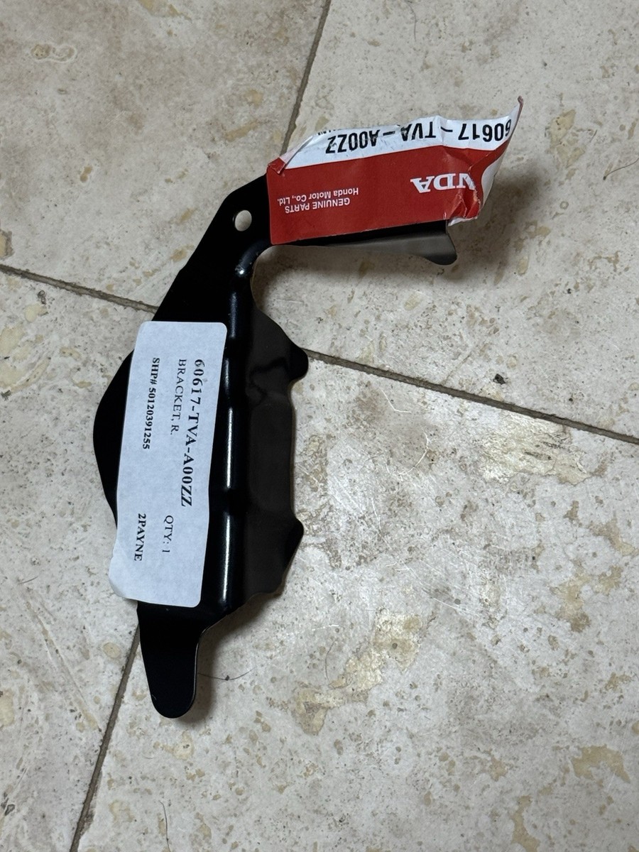 Genuine Honda Upper Rail Assembly Front Bracket 60617-TVA-A00ZZ