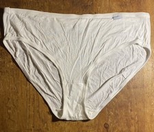 Vintage Jockey Elance Supersoft Hi-Cut Panties Size 8 White NWOT