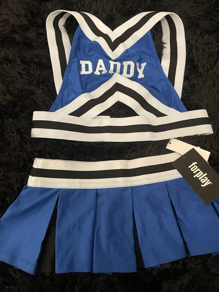 Foreplay Biggest Fan Sexy Cheerleader Costume Size S/M - Image 2 of 3