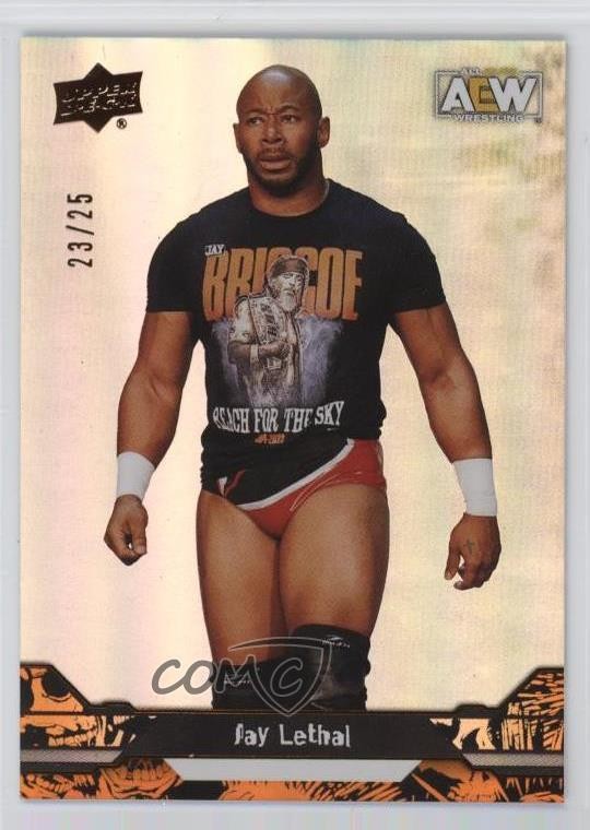 2023 Upper Deck AEW All Elite Wrestling Orange Piledriver 23/25 Jay Lethal r9d