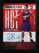 2015-16 Panini NBA Hoops Hot Signatures Devin Booker #HS-DB Auto 5w5