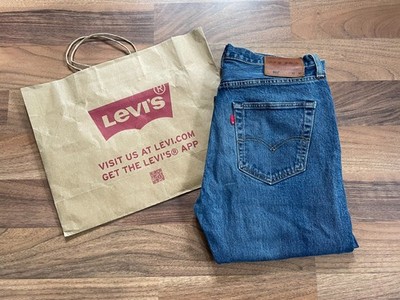 LEVIS 501 Herren Jeans 33 / 32 Blau w. NEU W33 L32 Hose STRAUSS NP: 99,95 