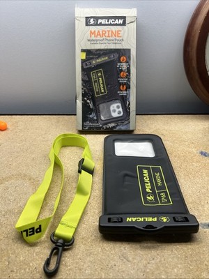 Pelican Marine - IP68 Waterproof Floating Protection Phone Pouch/Case w Lanyard