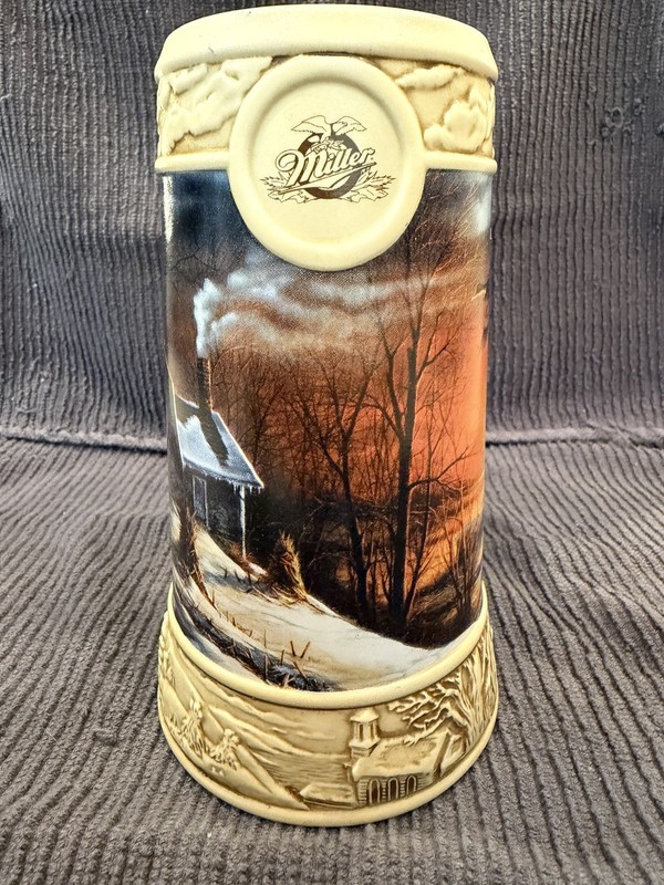 Vintage 1996 Miller Beer Ducks Unlimited Terry Redlin The Sharing Season Stein 
