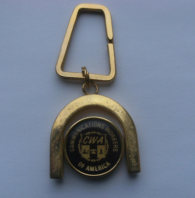 Gewerkschaft Schlüsselanhänger Ring - Communication Workers Of America (Shop Ref A3.1)