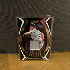 🔥2022 Absolute Brandon Woodruff Established Threads Jersey #288/299- Brewers