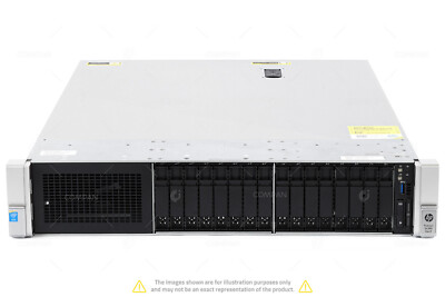 Serveur HP Proliant DL380 G9 – 2x Xeon E5-2667 V4 – 192 Go RAM – Rails