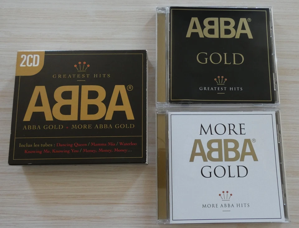 COFFRET 2 CD GREATEST HITS ABBA GOLD MORE ABBA GOLD 39 TITRES 2018 - Photo 2/4