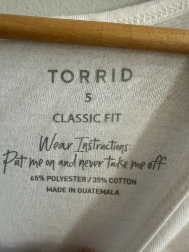 Torrid Graphic Print Tank Top Wander Women’s Plus Size 5 / 5X Shirt - Picture 6 of 10