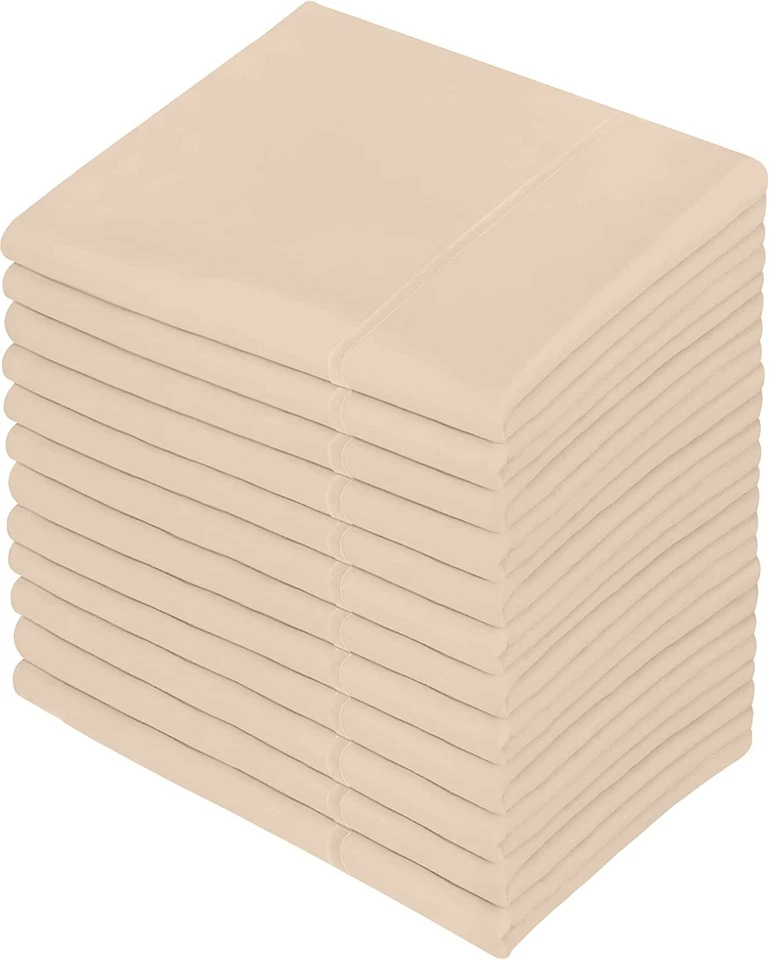 Pillowcases 12 Pack King ,Queen Pillowcase Set Microfiber Fabric Utopia Bedding - Image 3 of 4